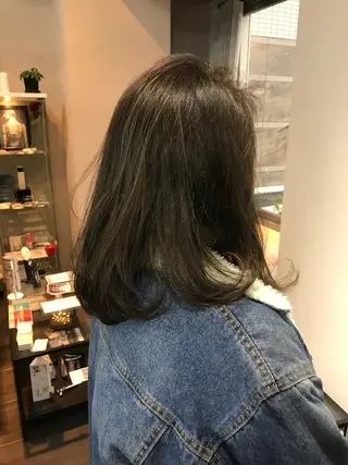 ミディアム カラー ヘアアレンジ ハイライト/髪質改善 ans/黒木 和大のヘアスタイル