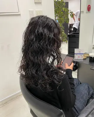 ロング カラー パーマ キッズ オトナヘア🌸 harukaのヘアスタイル