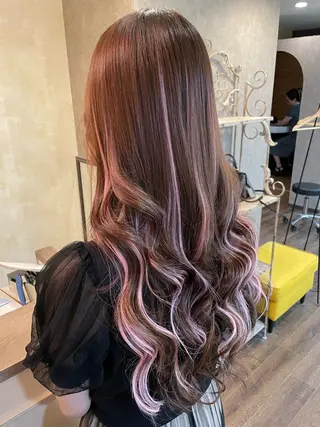 ロング MagicMush ✴︎シールエクステのヘアスタイル