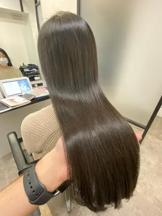 ロング カラー 【艶髪×韓国風】 毛流れ職人 RYOのヘアスタイル