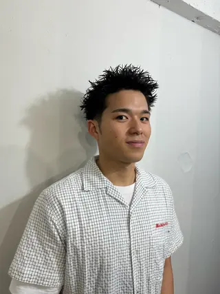 ミディアム Mericanbarbershop fuk所属・山田 勝士のヘアスタイル
