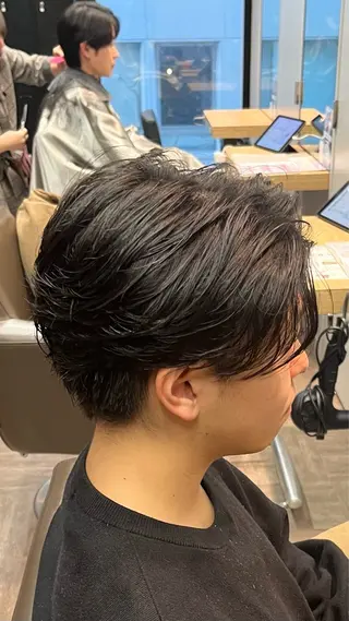 パーマ メンズ メンズカット パーマ飯野友喜のヘアスタイル