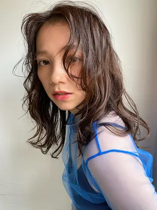 ロング カラー パーマ Hayashi Shioriのヘアスタイル