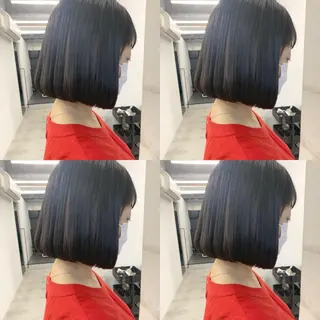 ショート カラー 透明感/オリーブ/ グレージュ/YUKAのヘアスタイル