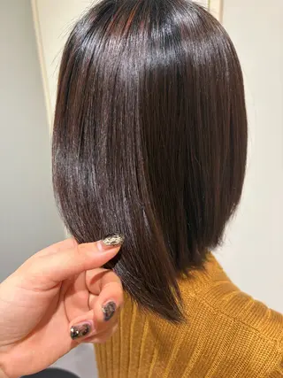 ミディアム 安田 佳純歩のヘアスタイル