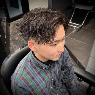 メンズ メンズ特化/パーマ/ メッシュ/竜成のヘアスタイル