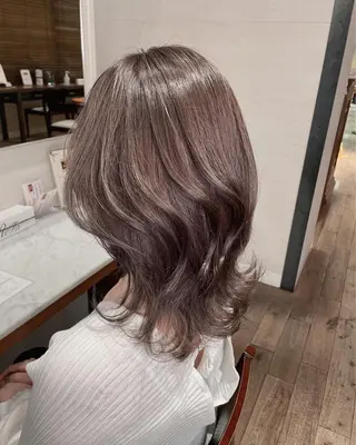 ミディアム 似合わせ/レイヤー /顔まわり/池田歩樹のヘアスタイル