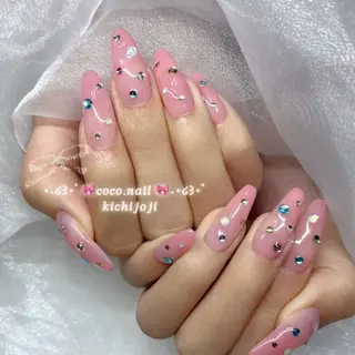 ネイル lili.nail y2k/ワンホンのネイルデザイン