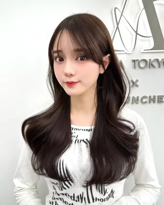 セミロング カラー メンズ 前髪顔まわりカット 🌈中村海聖のヘアスタイル