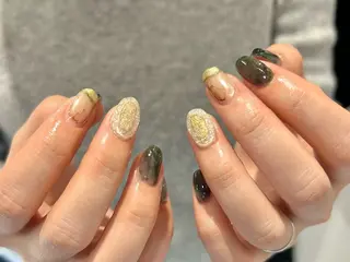 ネイル NINEnami ニュアンスネイルのネイルデザイン