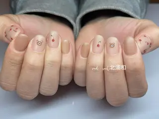 ミディアム ネイル 長さ出し専門 nynaのネイルデザイン