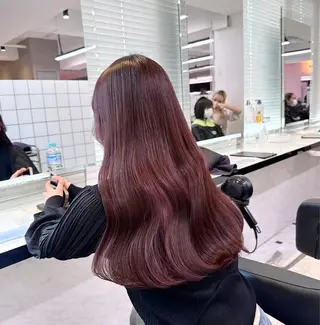 ロング カラー みう/仙台/暖色/ 艶髪/顔周りカット/のヘアスタイル