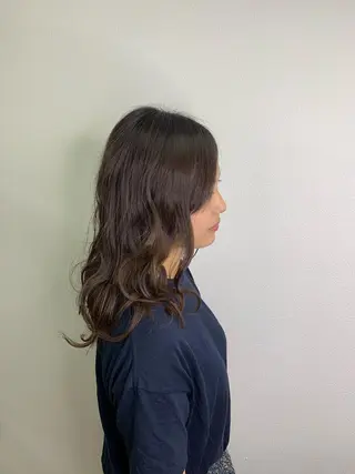 ミディアム 【清瀬】パサツキ 広がり改善川合剛史のヘアスタイル