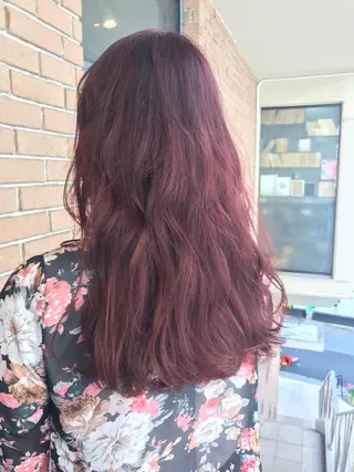 ロング カラー パーマ ヘアアレンジ メンズ キッズ ネイル マツエク・マツパ サロンドミルク 原宿のヘアスタイル