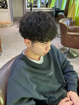 パーマ メンズ メンズパーマ特化🔥 ツイスパ/シャドウのヘアスタイル