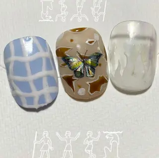 ネイル 栗田 ゆう子のネイルデザイン