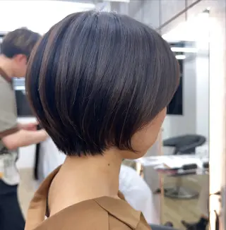 ショート 髪質改善✨縮毛矯正 ショートボブ/ともきのヘアスタイル