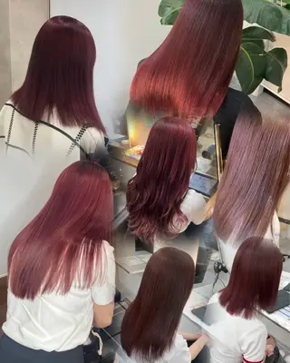 ロング リエンスクレア川田 髪質改善/ブリーチのヘアスタイル