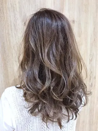 ミディアム カラー ハイライト/髪質改善 ✂️十河祐輝のヘアスタイル