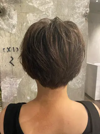 ショート カラー ROBBY所属・松井美樹/似合わせ ガーリー・韓国のヘアスタイル