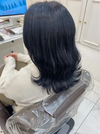 ミディアム カラー shanti 渡辺新也✂️のヘアスタイル