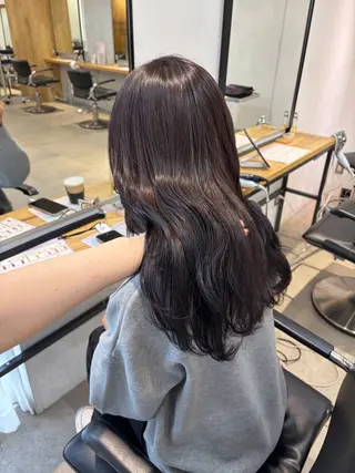 ミディアム カラー じゅわっと暖色カラー 🍊Moemiのヘアスタイル