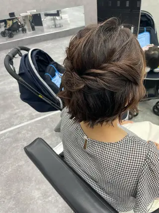 ショート ヘアアレンジ 口コミ高評価✨ 安達ももかのマツエク・マツパデザイン
