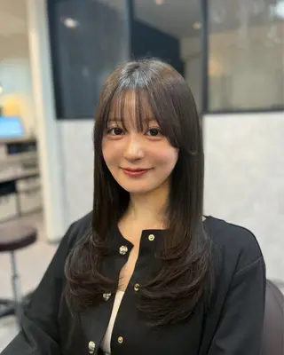 ロング カラー Ainoa nouer所属・✨髪質改善/代々木 新宿/縮毛矯正✨のヘアスタイル