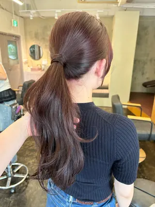 ロング カラー 武田美空🐇 ボブ/暖色カラー🌷のヘアスタイル