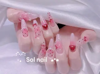 ネイル パラジェル&フィルイン取り扱いサロンSol Nail所属・Sol Nail ミネのネイルデザイン