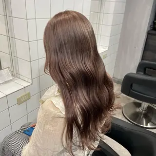 ロング トレンドモテカラー 🩷色落ちまで可愛くのヘアスタイル