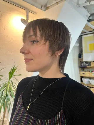 ショート カラー 新宿/髪質改善 艶カラー👶Renaのヘアスタイル