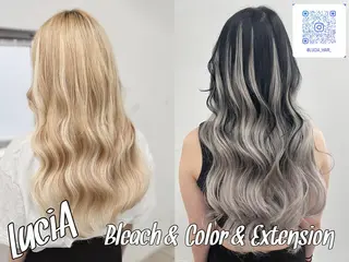 ロング ヘアアレンジ カラー LuciA RIANAのヘアスタイル