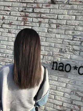 ミディアム カラー [髪質改善] 北生駒 店長/古居聖理のヘアスタイル