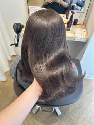 カラー Hair salon en所属・透明感カラー/ナナミ 💛のヘアスタイル