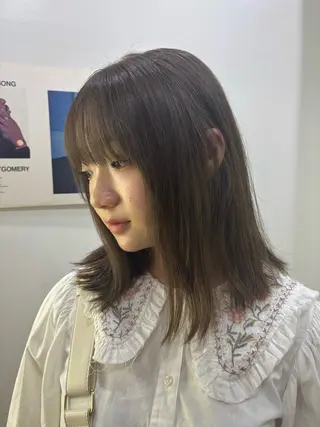 カラー 抜け感レイヤー🎶 ハイトーン/りりのヘアスタイル