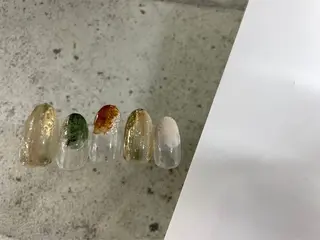 ネイル ⭐︎休業中の練習⭐︎ JNA認定講師髙橋のネイルデザイン