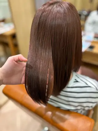 ロング カラー ヘアアレンジ とまべちひな/ショー ト/透明感カラーのヘアスタイル