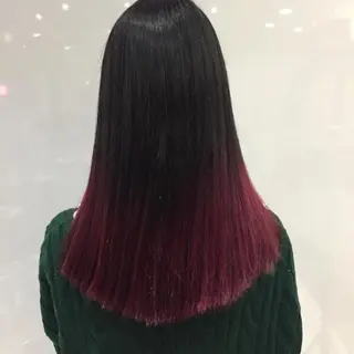 ロング カラー AMI ウルフパーマ/メンズのヘアスタイル