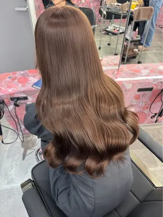 ロング カラー PELE所属・愛されミルクティー 💍🎀yuiのヘアスタイル