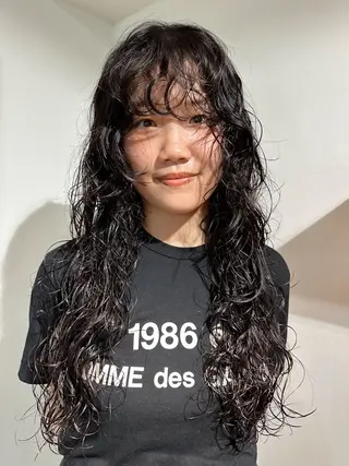 ロング パーマ 🎀オイダイラ モモカ🎀のヘアスタイル