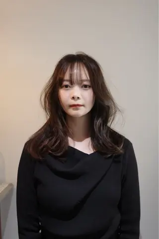 ロング カラー ヘアアレンジ opus 店長大和 レイヤー/赤み消しのヘアスタイル