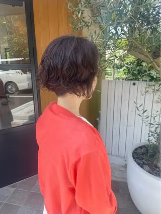 パーマ 吉田 咲樹のヘアスタイル