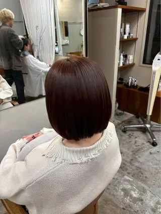 ミディアム カラー 💐花屋併設💐 宮園　雛羽のヘアスタイル