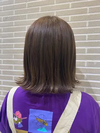 ミディアム 植田 菜月のヘアスタイル