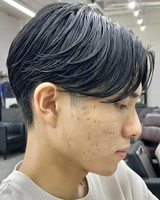 パーマ メンズ GLOP HOMME 店長　アオトのヘアスタイル
