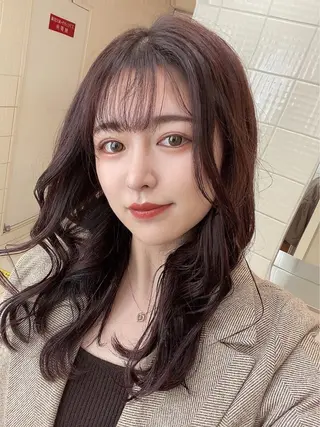 ロング カラー ヘアアレンジ salowin新宿East3階所属・艶美髪/髪質改善 /縮毛矯正/木元渓太のヘアスタイル