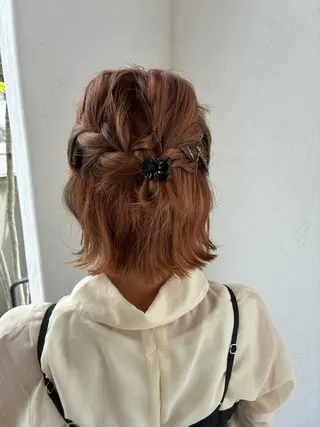 ショート ヘアアレンジ 清水 美香のヘアスタイル