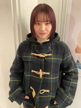 ショート riria/ボブ /ブラウンカラー🎀のヘアスタイル