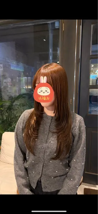 セミロング 杉崎 朝佳のヘアスタイル